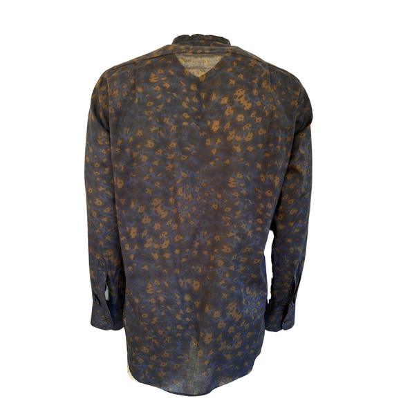 Dries Van Noten - Navy Print Cotton Shirt - IT 54